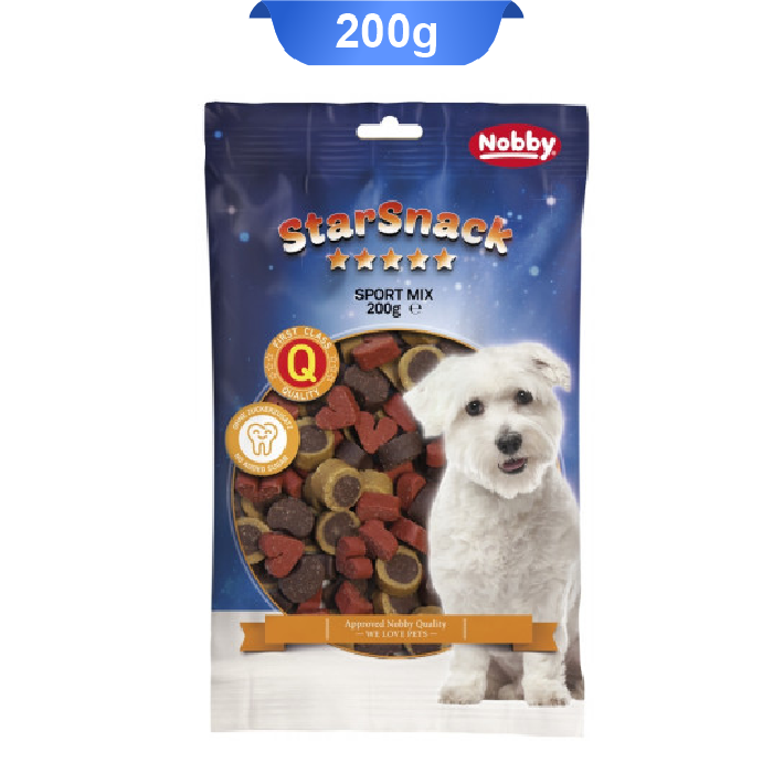nobby-sport-mix-200gr تشویقی سگ نوبی مدل اسپرت میکس وزن 200 گرم کد 104198 Nobby Sport Mix - Image 1