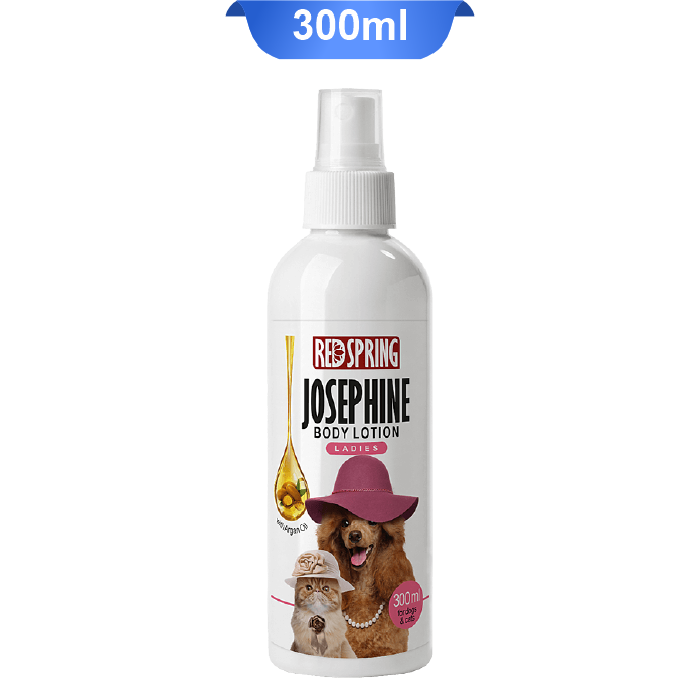 redspring-josep-hine-body-lotion-ladies-300ml لوسیون بدن رد اسپرینگ ژوزفین مناسب سگ و گربه های لیدی حاوی روغن آرگان RedSpring Josep Hine - Image 1
