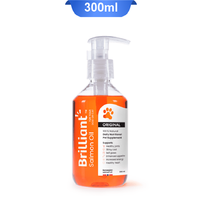 salmon-oil-brilliant-01 روغن ماهی سالمون برلینت ساخت کشور نروژ حجم 300 میلی لیتر Brilliant Salmon Oil - Image 1