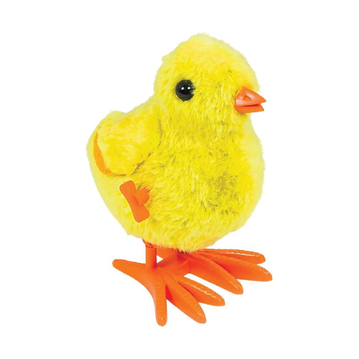 wind-up-plush-chick-01 اسباب بازی گربه جوجه کوک شونده سایز بزرگ - Image 1