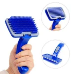 برس بزرگ سگ و گربه به همراه دکمه تخلیه لوکس کد 106316