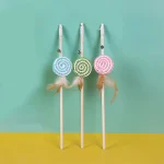 اسباب بازی گربه میله ای مدل آبنبات زنگوله دار کد 106309 - Image 4