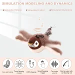 اسباب بازی گربه مدل پرنده بال دار موزیکال شارژی - Image 4