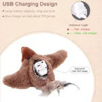 اسباب بازی گربه مدل پرنده بال دار موزیکال شارژی - Image 6