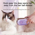 برس شارژی بخاردار گربه دسته متحرک مدل مجیک بلو کد 106314 Magic Blue - Image 8