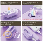 برس شارژی بخاردار گربه دسته متحرک مدل مجیک بلو کد 106314 Magic Blue - Image 2