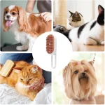 برس شارژی بخاردار گربه دسته متحرک مدل مجیک بلو کد 106314 Magic Blue - Image 5