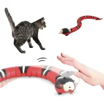اسباب بازی شارژی گربه مدل مار متحرک Milk Snake Electric - Image 4