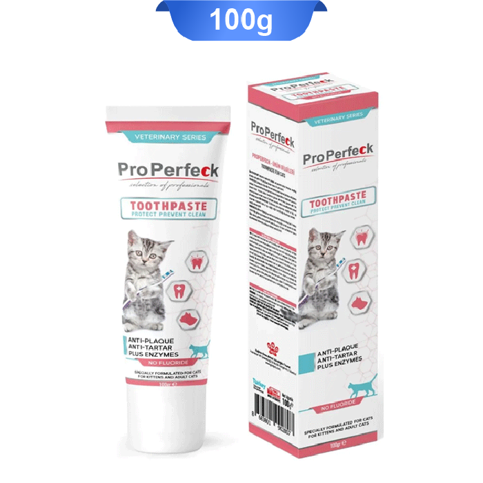 properfeck-toothpaste-100gr خمیر دندان گربه پروپرفک وزن 100 گرم ProPerfeck ToothPaste - Image 1