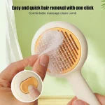 برس سگ و گربه قابلیت تخلیه مو مدل بیک کد 106318 - Image 3