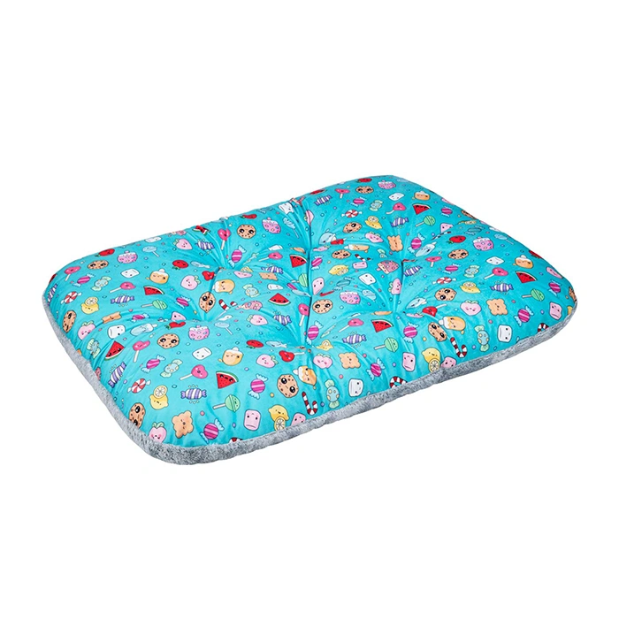 Mattress-cat-dog- تشک سگ و گربه جنس پارچه مبلی لطیف و با دوام طرح آبنباتی
