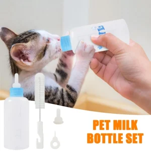 ست شیشه شیر بچه گربه و توله سگ