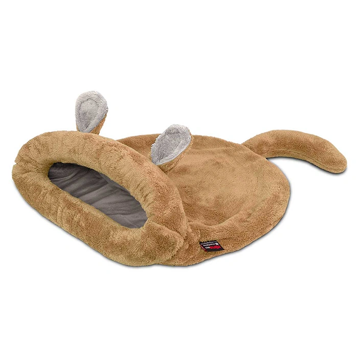 Sleeping-Bag-cat-dog کیسه خواب سگ و گربه از جنس مخمل نرم