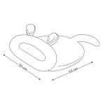 کیسه خواب سگ و گربه از جنس مخمل نرم