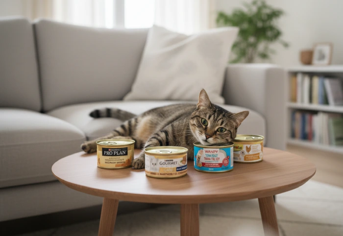 بهترین کنسرو برای گربه