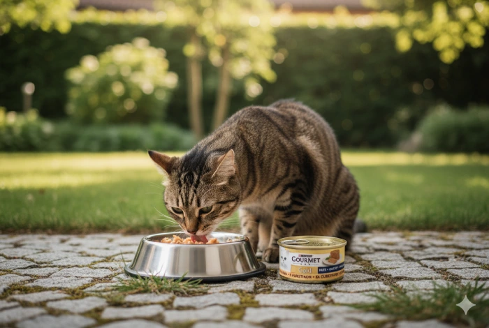 بهترین کنسرو برای گربه گورمت