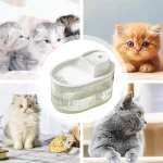 آبخوری اتوماتیک گربه و تصفیه آب ظرفیت 1/5 لیتر مدل آکات کد 106329 - Image 2