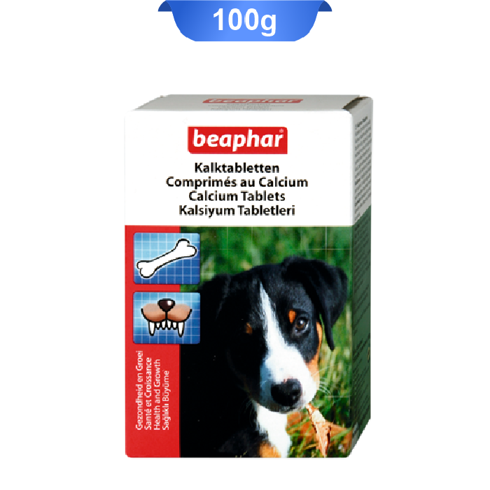 beaphar-calcium-tablet-dog-01 قرص کلسیم سگ بیفار 180 عددی Beaphar Calcium Tablet - Image 1