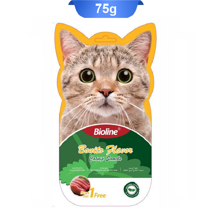bioline-catnip-03 بستنی گربه بایولاین مدل کت نیپ طعم ماهی تن بسته 5 عددی Bioline Catnip Snack - Image 1
