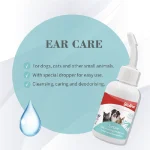 قطره تمیزکننده گوش حیوانات خانگی بایولاین حجم 50 میلی‌لیتر Bioline Ear Care - Image 2