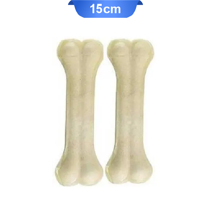 floraidi-2-15cm تشویقی سگ فلورایدی 2 عددی مدل استخوان 15 سانتی متر کد 104060 - Image 1