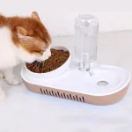 ظرف آب و غذا دارای بطری آب اتوماتیک به همراه فیلتر