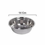 ظرف دو قلو آب و غذا از جنس استیل کد 106327 - Image 3