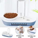 ظرف آب و غذا دارای بطری آب اتوماتیک به همراه فیلتر رنگ کرم کد 106356 - Image 5