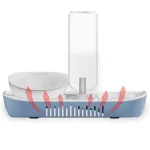 ظرف آب و غذا دارای بطری آب اتوماتیک به همراه فیلتر رنگ کرم کد 106356 - Image 7