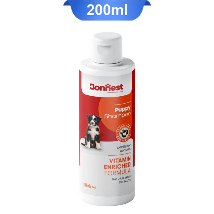 puppy--shampoo-bonnest شامپو توله سگ بونست با رایحه ملایم نارگیل