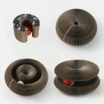 اسباب بازی گربه مدل رینگی به همراه توپ جذاب دارای زنگوله - Image 6