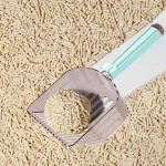 بیلچه کریستال خاک گربه با جنس شفاف و بی رنگ کد 106323 - Image 2