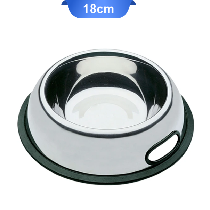 still-18cm ظرف آب و غذا سگ و گربه استیل ضد لغزش 18 سانتی متر کد 106332 - Image 1