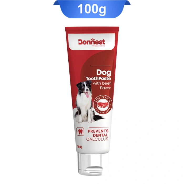 tooth-beef-bonnest خمیر دندان سگ بونست با طعم گوشت