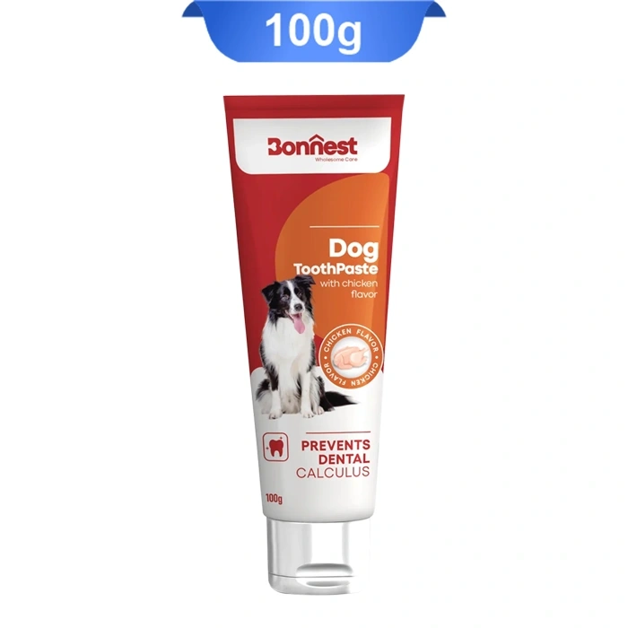 tooth-dog-bonnest خمیردندان سگ بونست با طعم مرغ