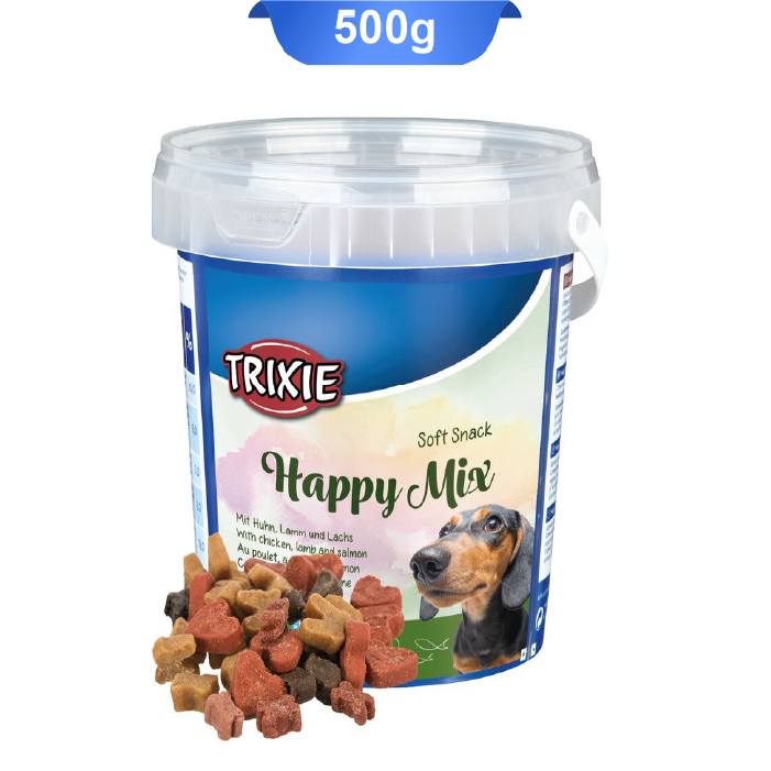 trixie-happy-mix-500g تشویقی سگ تریکسی مدل هپی میکس وزن 500 گرم Trixie Happy Mix - Image 1