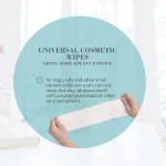 دستمال مرطوب پاکتی حیوانات بایولاین 10 عددی Universal Cosmetic Wipes - Image 2