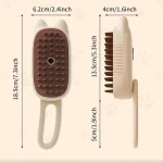 برس دسته دار شارژی بخاردار سگ و گربه مدل پنجه کد 106315 - Image 2