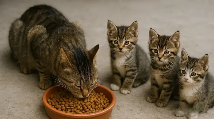 غذای گربه بعد از زایمان