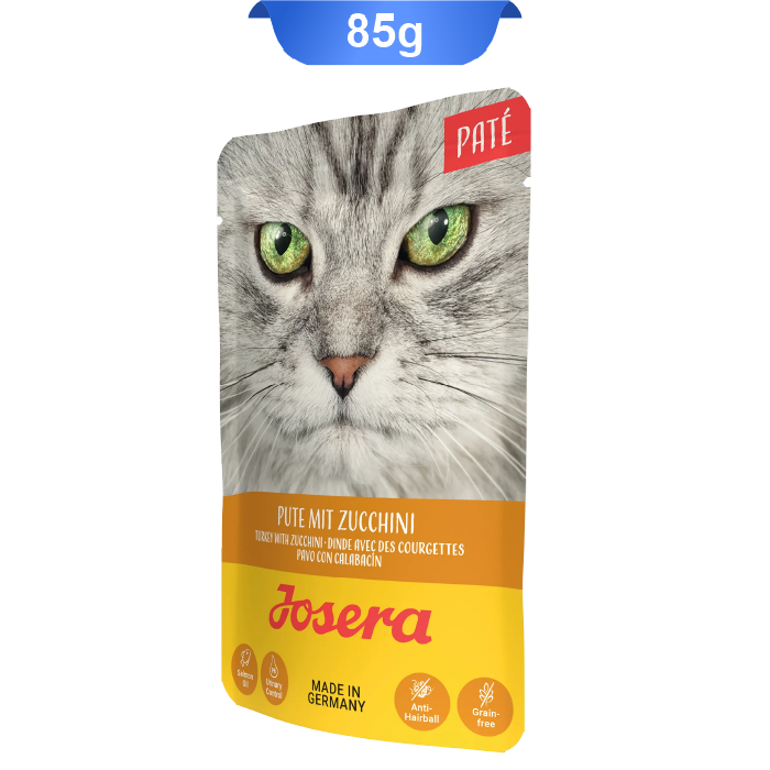 josera-pate-pute-mit-zucchini-85gr پوچ گربه جوسرا طعم بوقلمون و کدو سبز وزن 85 گرم Josera Pute Mit Zucchini - Image 1