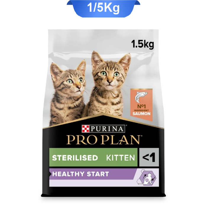 proplan-kitten-sterilised-healthy-start-1-5kg غذای خشک بچه گربه عقیم پروپلن (کیتن) طعم سالمون وزن 1.5 کیلوگرم ProPlan Kitten Sterilised Healthy Start