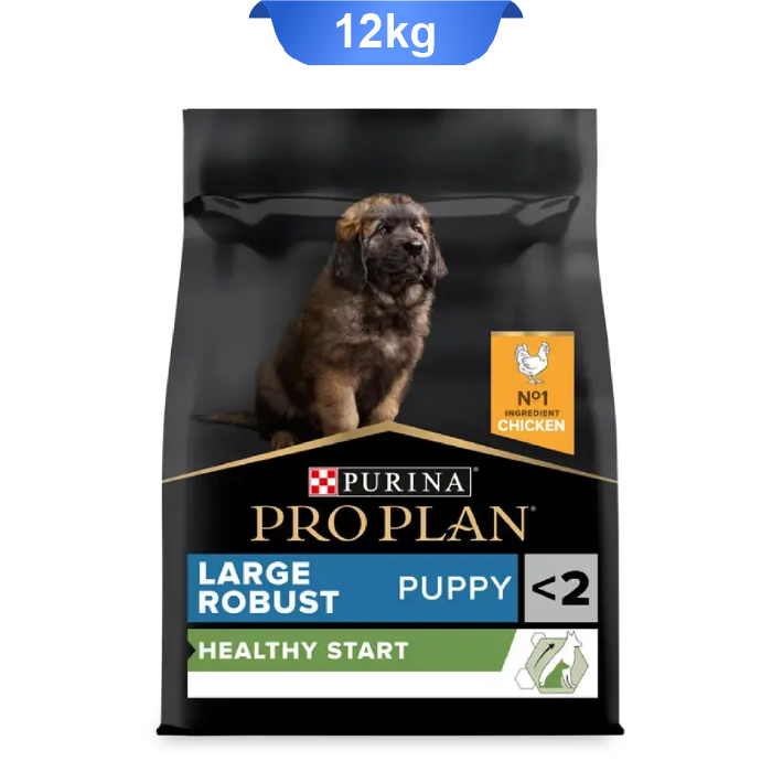 proplan-large-robust-puppy-healthy-start-12kg غذای خشک توله سگ نژاد بزرگ پروپلن لارج پاپی طعم مرغ وزن 12 کیلوگرم PRO PLAN Large Robust Puppy - Image 1