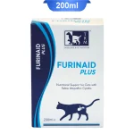 شربت تخصصی فورینید گربه تی آر ام محافظت از مجاری ادراری حجم 200 میلی لیتر TRM Furinaid Plus