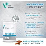 قرص تخصصی پوست و مو سگ و گربه وت اکسپرت مدل وتواسکین 90 عددی VetExpert VetoSkin - Image 4