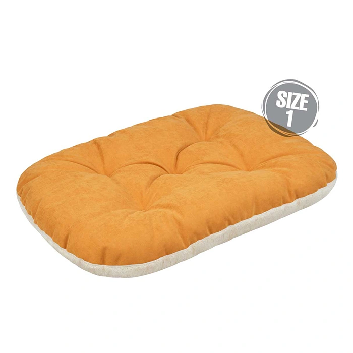 3505- تشک سگ و گربه جنس پارچه مبلی لطیف و با دوام رنگ خردلی