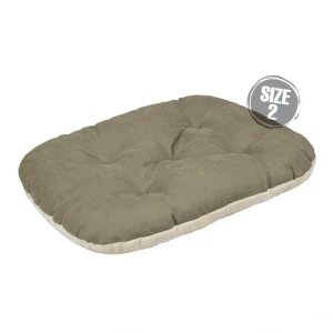 تشک سگ و گربه جنس پارچه مبلی لطیف و با دوام رنگ زیتونی