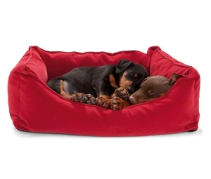 جای خواب سگ و گربه جنس پارچه مبلی درجه یک رنگ بژ مدل غول