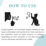 حباب ساز گربه بایولاین با رایحه کت نیپ وزن 120 میلی لیتر Bioline Catnip Bubbles - Image 2