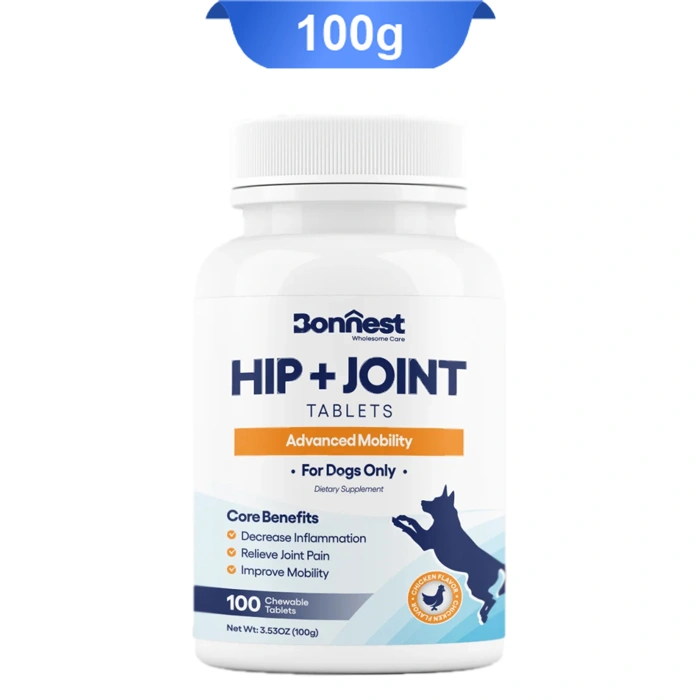Hip--Joint-Tablets- قرص سگ بونست برای بهبود ران و مفصل طعم مرغ
