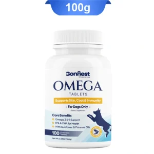 قرص امگا سگ بونست برای بهبود سلامتی پوست و مو